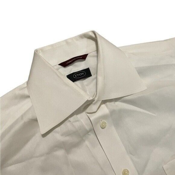 Eton Shirts Eton Mens Plain White Dress Shirt 5531 Poshmark